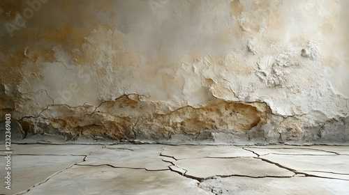 Cracked Wall and Floor in A...