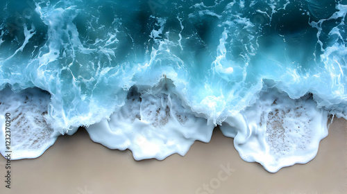 Ocean Waves Crashing Gently...