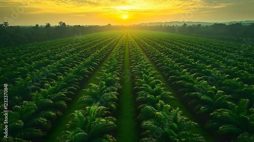 Sunrise illuminates vast ro...