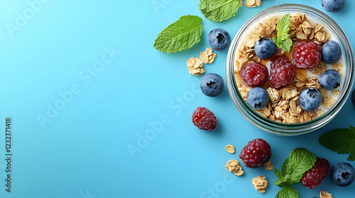 Yogurt Parfait with Berries...