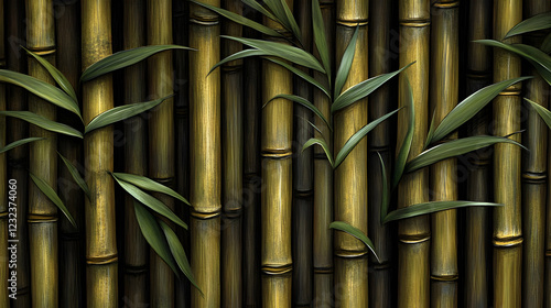 Bamboo Forest Illustration:...