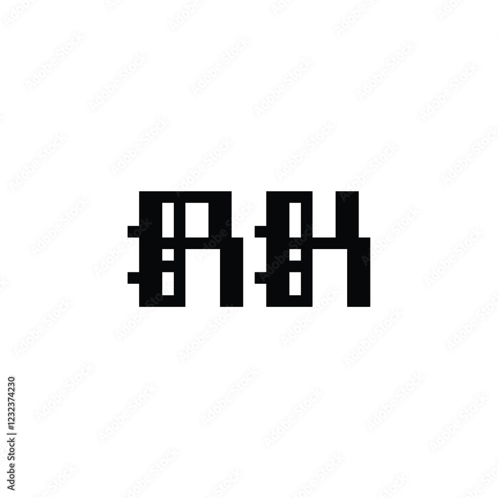 RK monogram logo design letter text name symbol monochrome logotype alphabet character simple logo