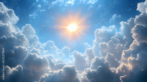 Bright Sun Shines Through F...