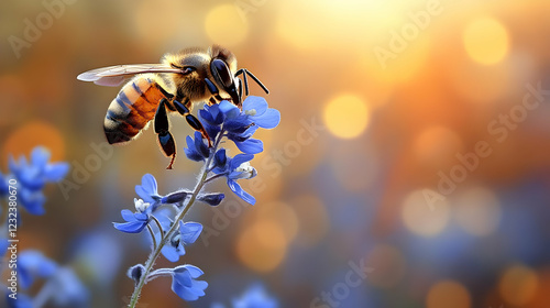 Honeybee delicately extract...