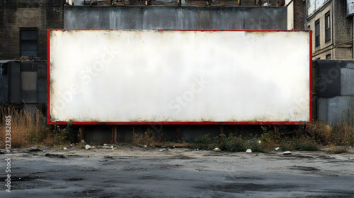 Large Blank Billboard Stand...