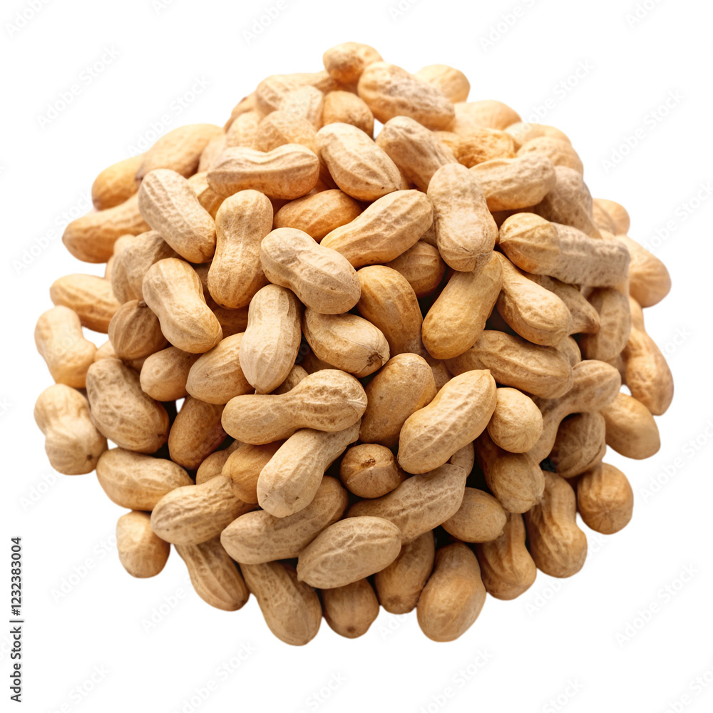 Heap of peanut isolated on transparent background Heap of peanut isolated on transparent background