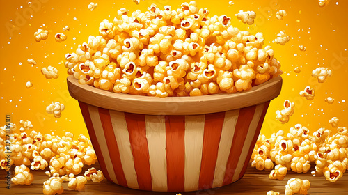 Overflowing Popcorn Bucket ...