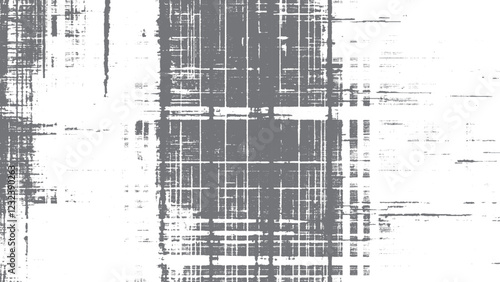 Seamless broken printer streaky faded low ink toner lines transparent overlay texture. Abstract grunge Texture Background, grunge texture, transparent, vector