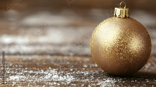 Golden Glitter Ornament Sit...