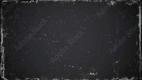 scratch black background overlay / abstract black dark background, Black ans white frame texture