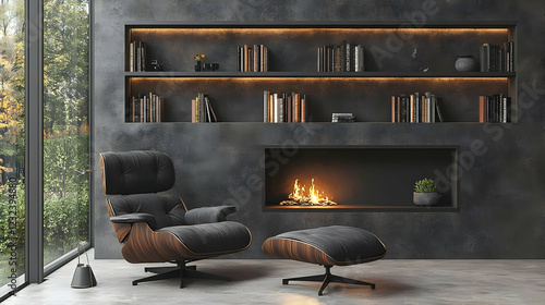 Cozy Living Room Interior D...
