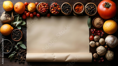 Culinary Canvas: Blank Parc...