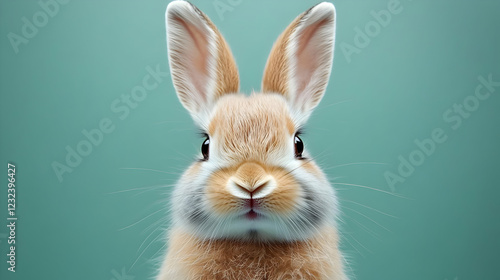 Adorable Rabbit Poses with ...