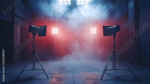 Illuminated Studio Setup wi...