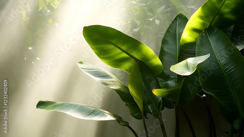 Sunlight filters through lu...
