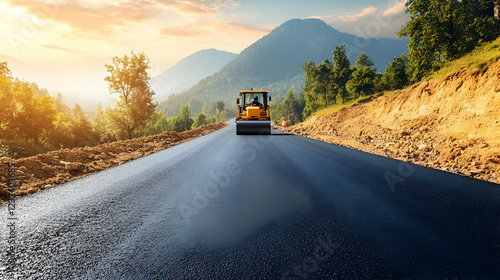Road Roller Compacts New As...