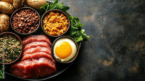 Fresh Ingredients Arranged ...