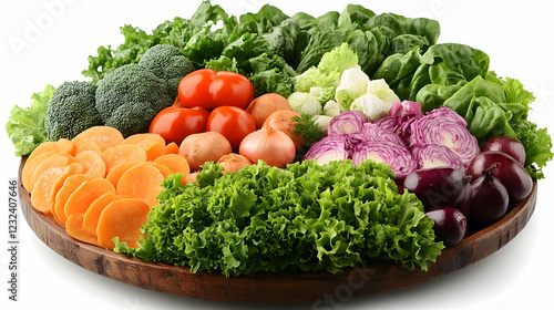 Fresh Vegetables Arranged o...