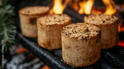 Grilled cheese rounds cook ...