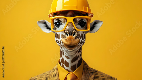 Giraffe in a Suit and Hard ...
