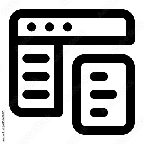 Webpage Line Icon