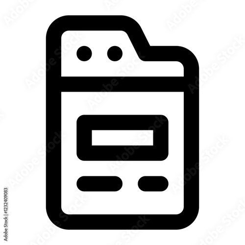 Copywriting Line Icon