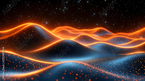 Abstract Background Shows G...