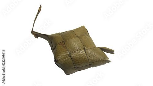 Wallpaper Mural Lontong, a typical Indonesian food wrapped in woven coconut leaves, isolated on a transparent background Torontodigital.ca