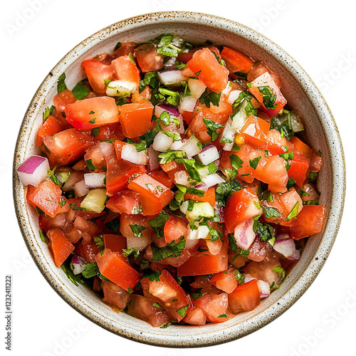 Delicious Homemade Pico de Gallo in a Bowl