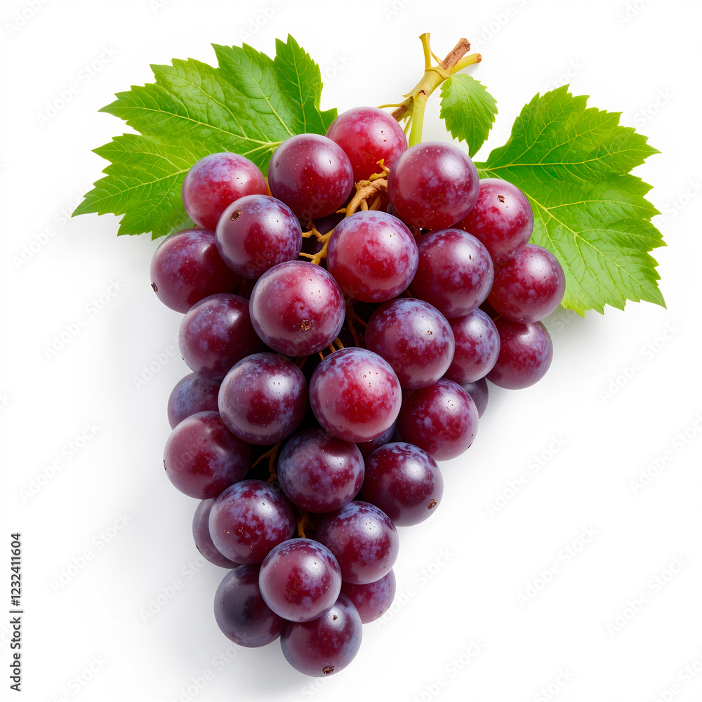 Fototapeta premium bunch of red grapes
