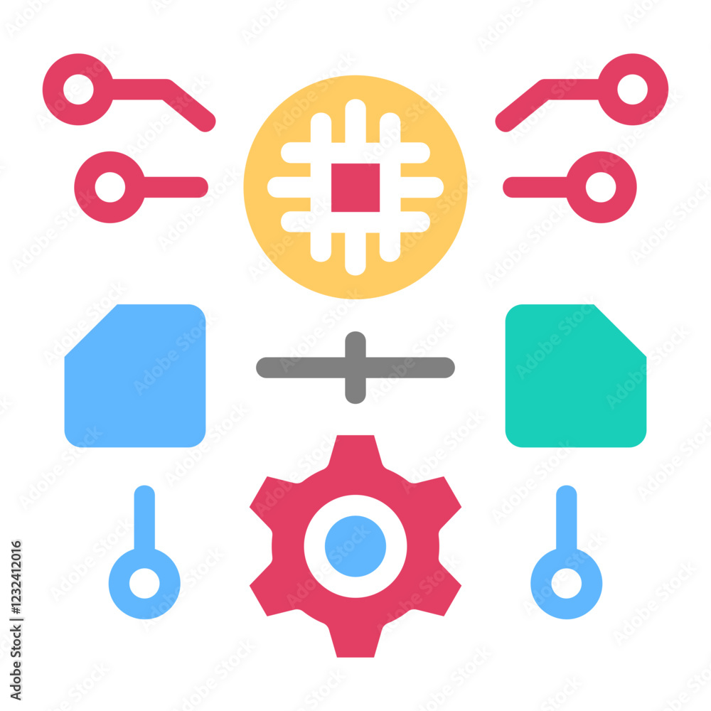 Obraz premium Algorithm