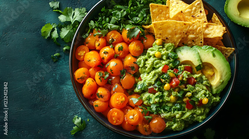 Guacamole, Roasted Tomatoes...