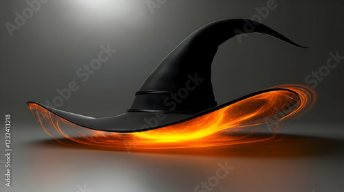 A Witch's Hat with Glowing ...