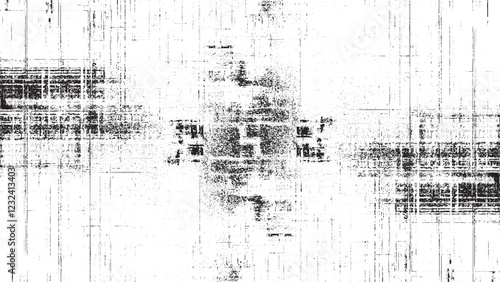 Grunge Watercolor Dry Brush Strokes and Stripes Texture. Subtle grain texture overlay. Grunge vector background. 