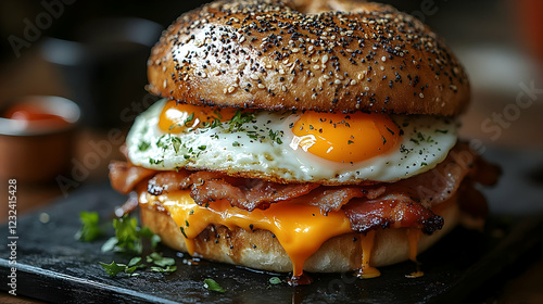 Delicious Breakfast Sandwic...