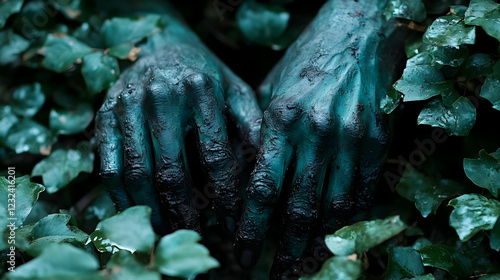 Ghoulish Hands Emerge from ...