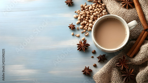 Cup of Hot Beverage with Ro...