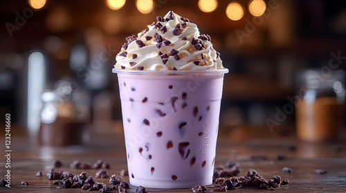 Refreshing Purple Iced Beve...