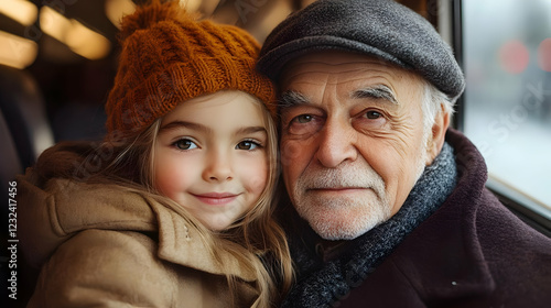 Grandfather and Granddaught...