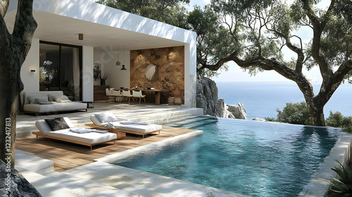Luxury villa with infinity ...