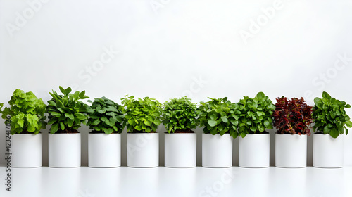 Various herbs grow beautifu...