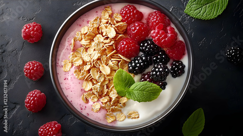 Yogurt parfait combines wit...
