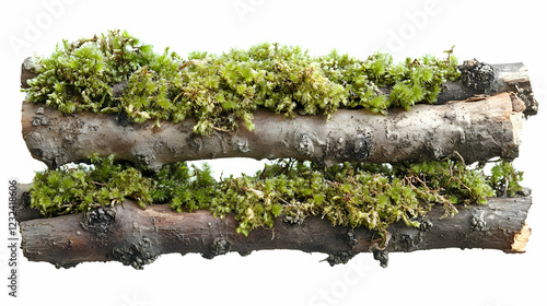 Two weathered tree branches...