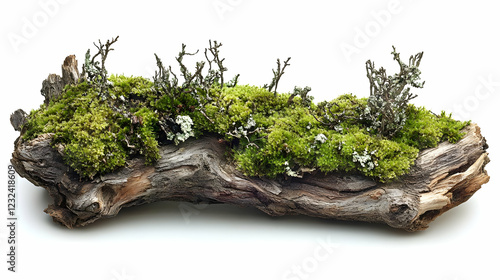 Piece of weathered wood wit...