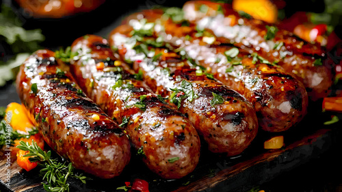 Grilled Sausages are Served...
