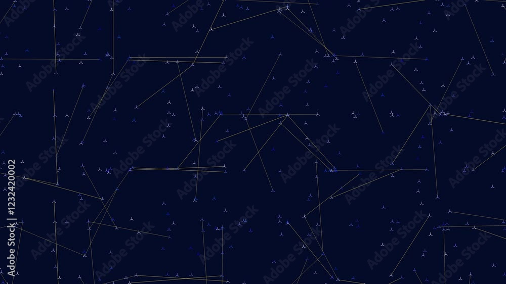 A captivating image unveils a celestial constellation, formed by stars and lines, creating a stunning pattern against the backdrop of a night sky