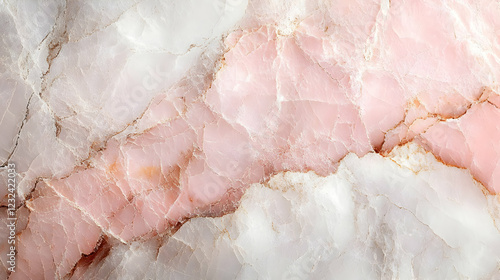 Pink and White Marble Textu...
