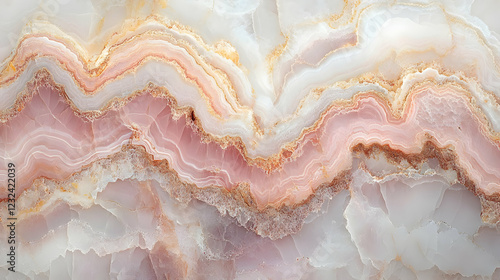 Pink and white onyx marble ...