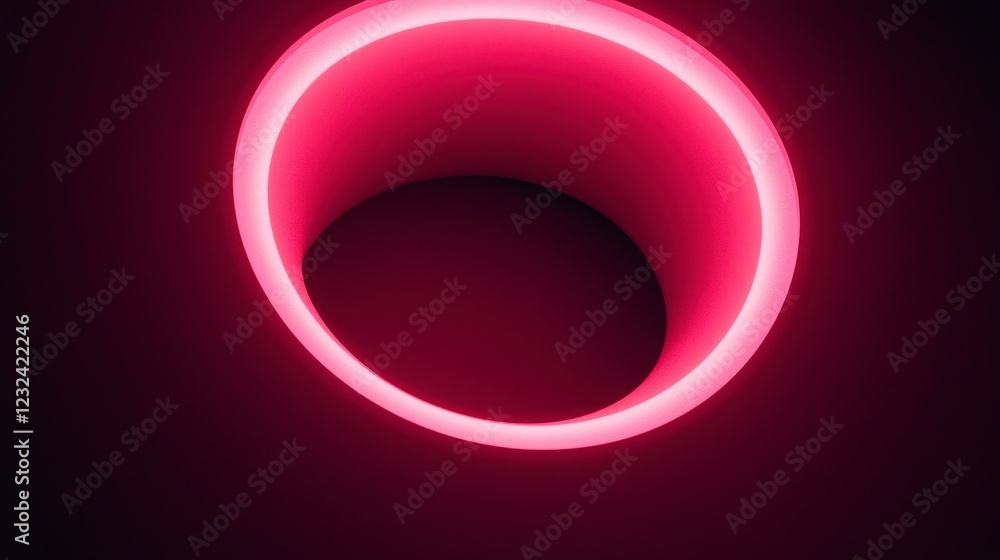 Neon Light Streaks Creating Futuristic Aura in Dark Surroundings Neon Light Streaks Creating Futuristic Aura in Dark Surroundings