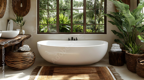 Modern Bathroom Interior De...